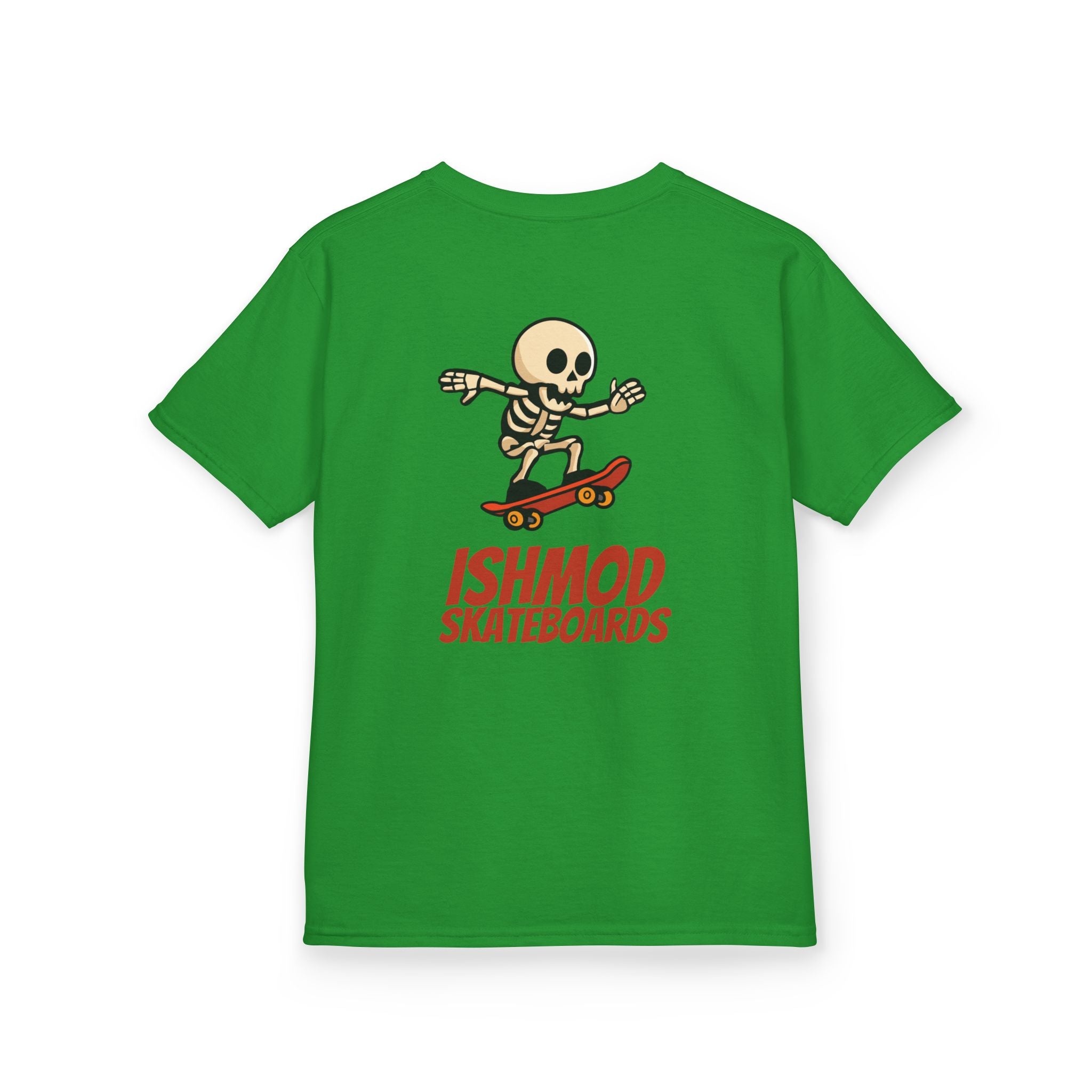 ISHMOD Skateboards Skeleton Unisex Kids Tee