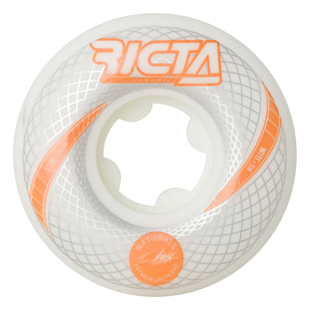 Ricta Asta Vortex Naturals White Slim 52mm 101a Skateboard Wheels