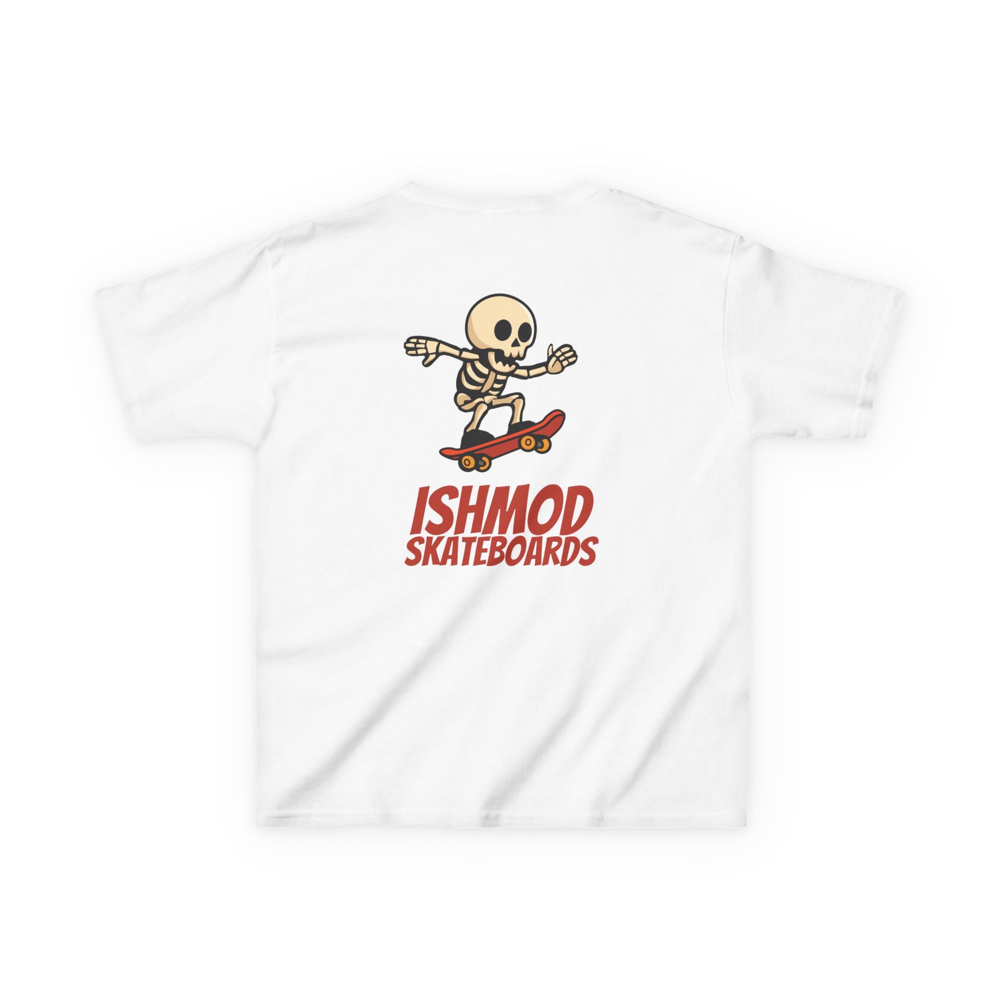 ISHMOD Skateboards Skeleton Unisex Kids Tee