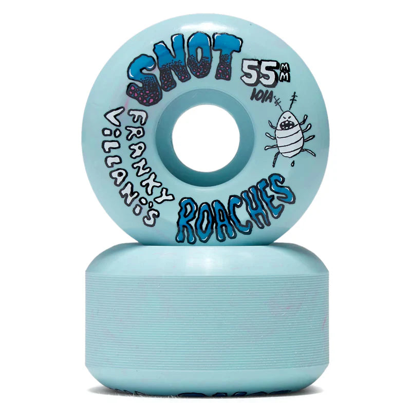 Snot Franky Villani Roaches Ice Blue 55mm 101a Skateboard Wheels