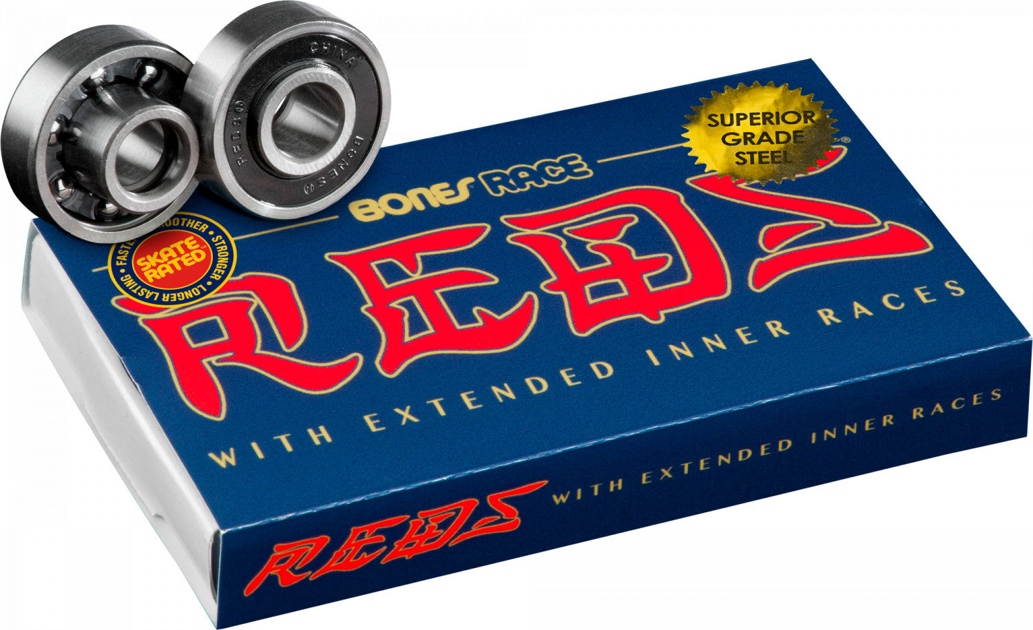 Bones® Race REDS® Skateboard Bearings 8 pack